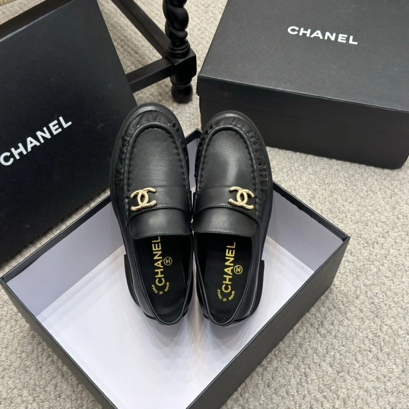 Stylish Chxnxl Leather Shoes 124428