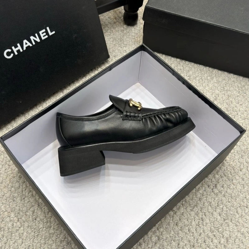 Stylish Chxnxl Leather Shoes 124428
