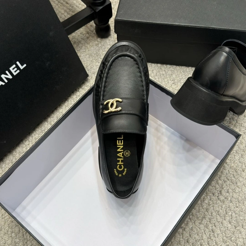 Stylish Chxnxl Leather Shoes 124428