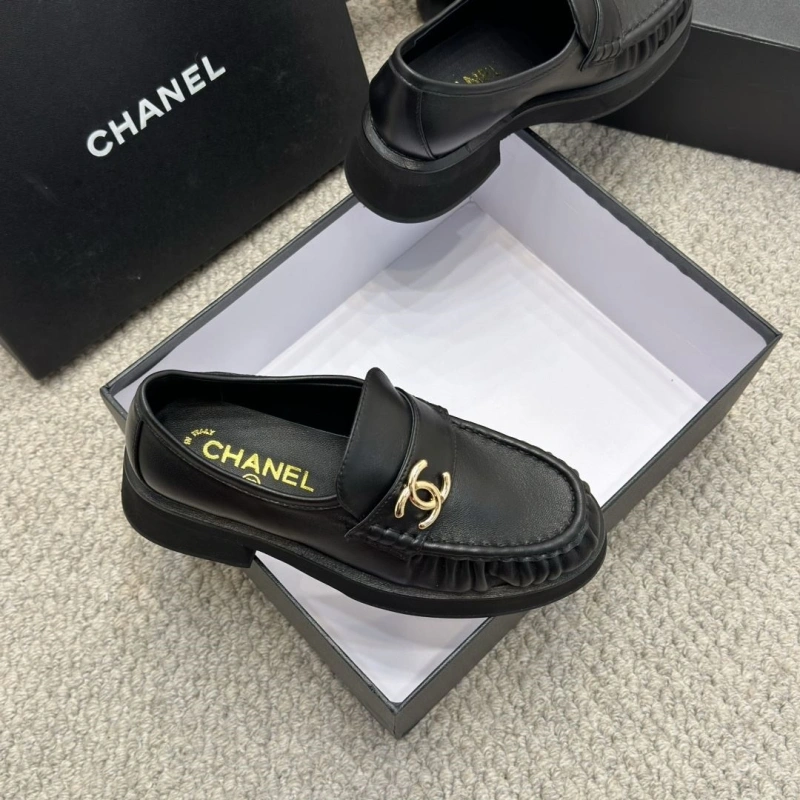 Stylish Chxnxl Leather Shoes 124428