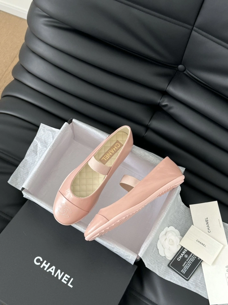 Bright Chxnxl Flat Shoes 124597