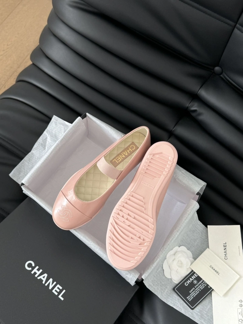 Bright Chxnxl Flat Shoes 124597