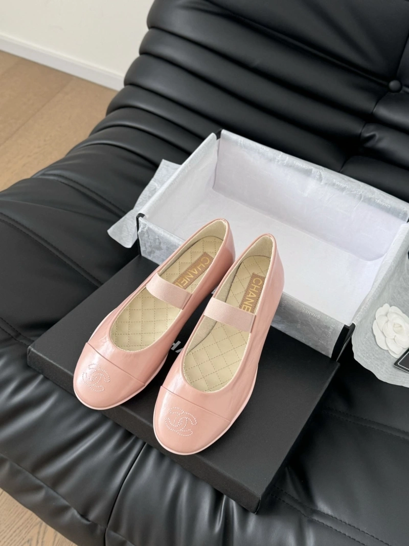 Bright Chxnxl Flat Shoes 124597