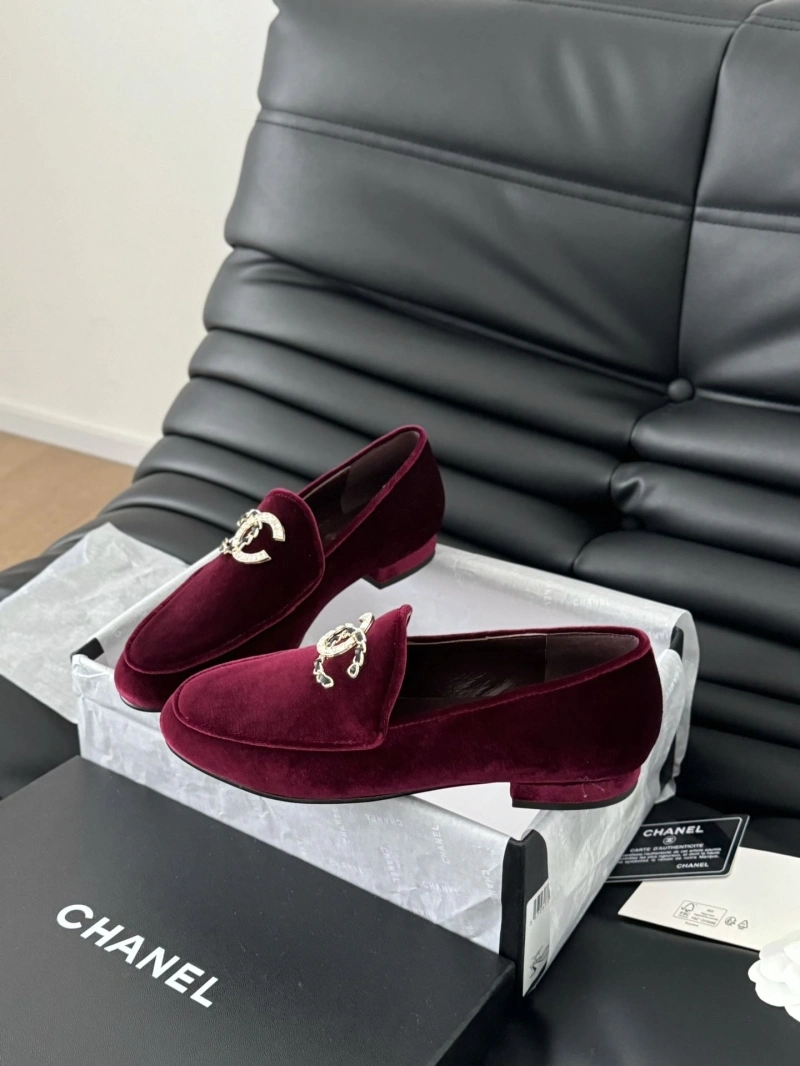 Sophisticated Chxnxl Leather Shoes 124430