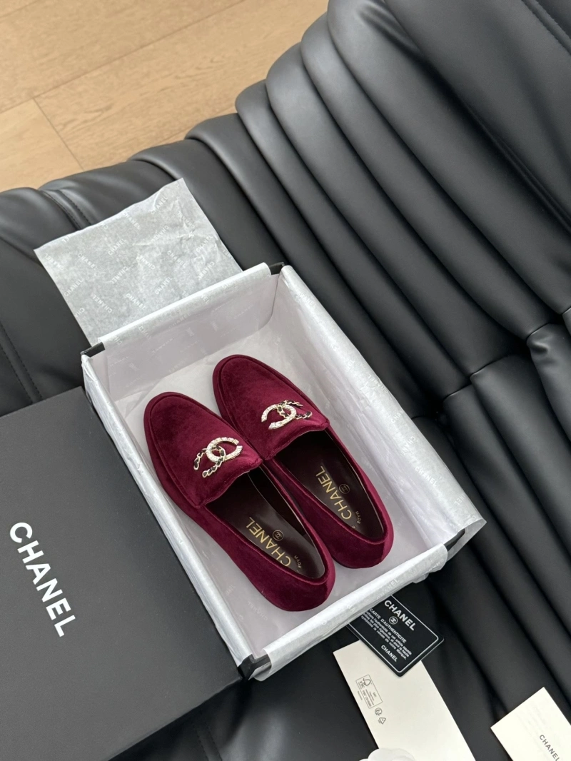 Sophisticated Chxnxl Leather Shoes 124430