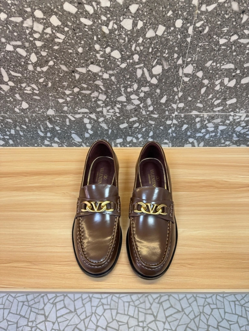 Elegant Vxlxntino Leather Shoes 230788