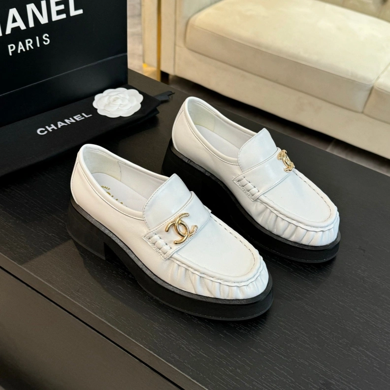 Sophisticated Chxnxl Leather Shoes 120773