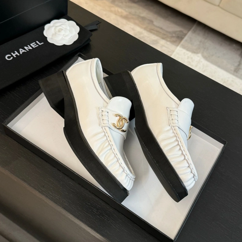 Sophisticated Chxnxl Leather Shoes 120773
