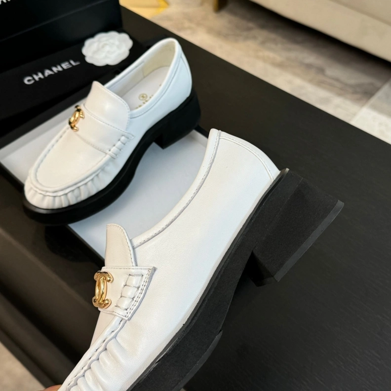 Sophisticated Chxnxl Leather Shoes 120773