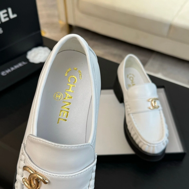 Sophisticated Chxnxl Leather Shoes 120773