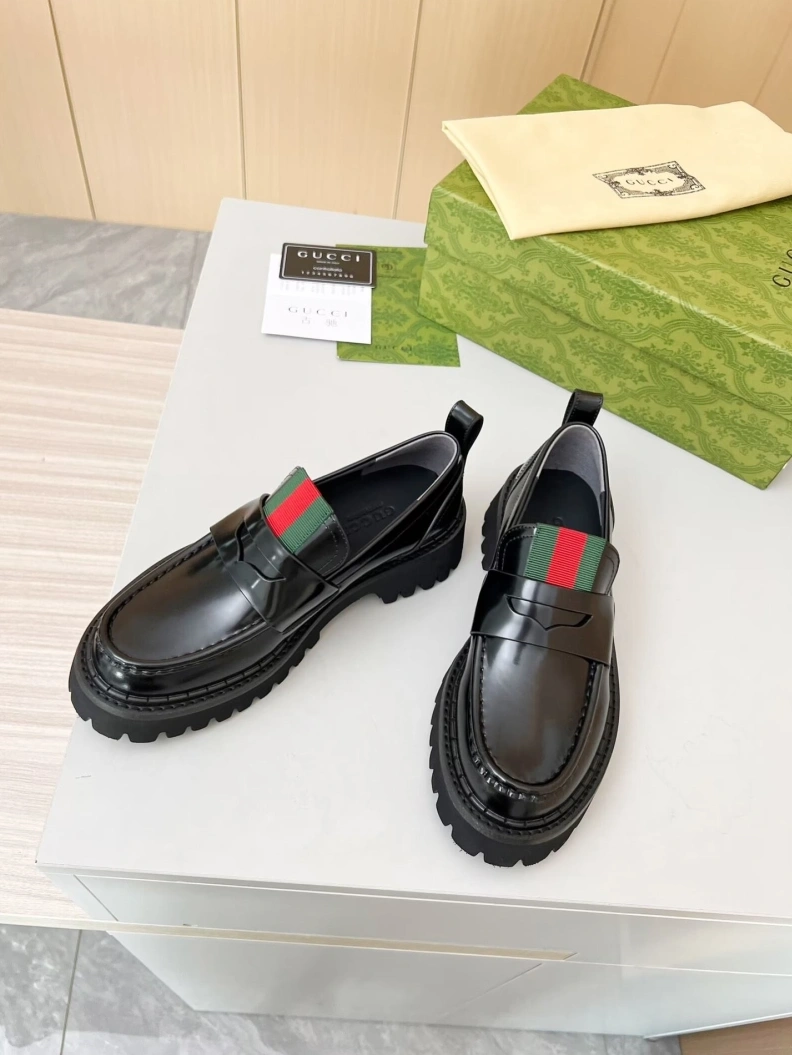 Sophisticated Gxccx Leather Shoes 157603