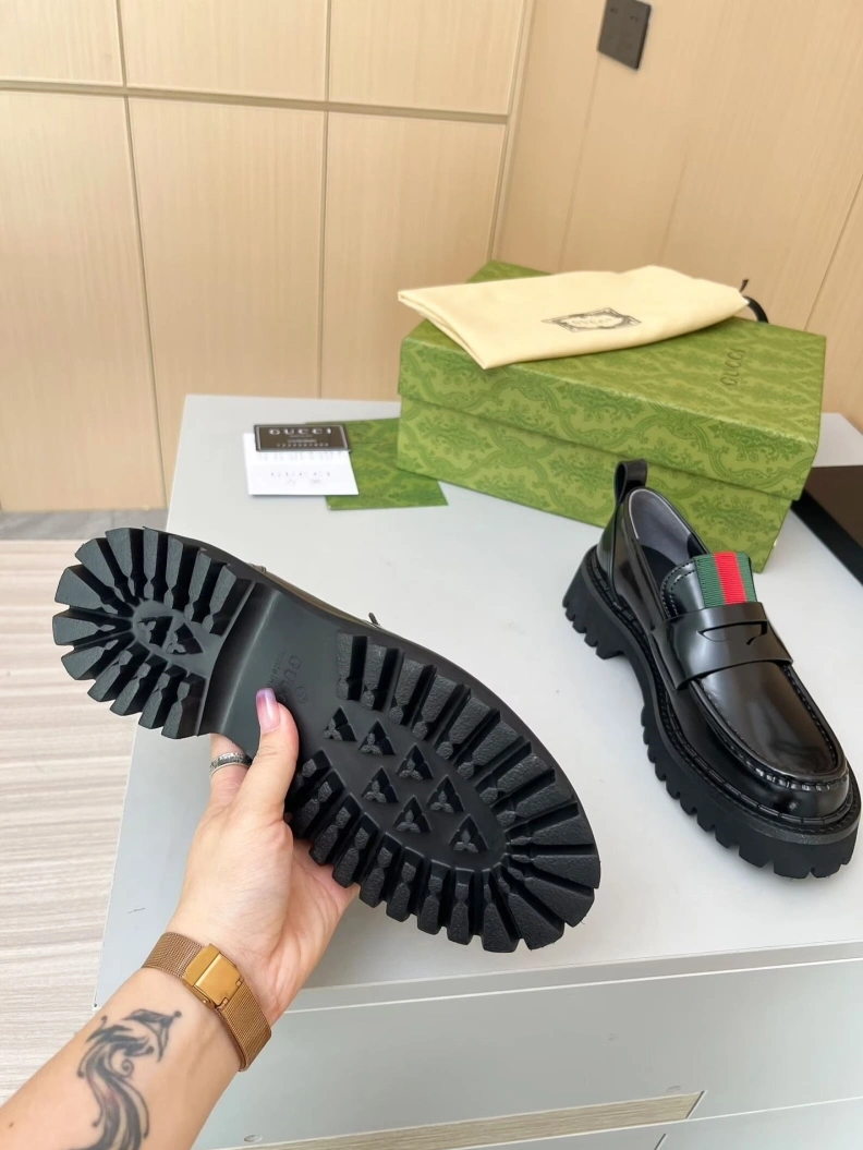 Sophisticated Gxccx Leather Shoes 157603