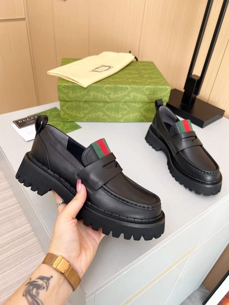 Gxccx Leather Shoes Elegant 157602