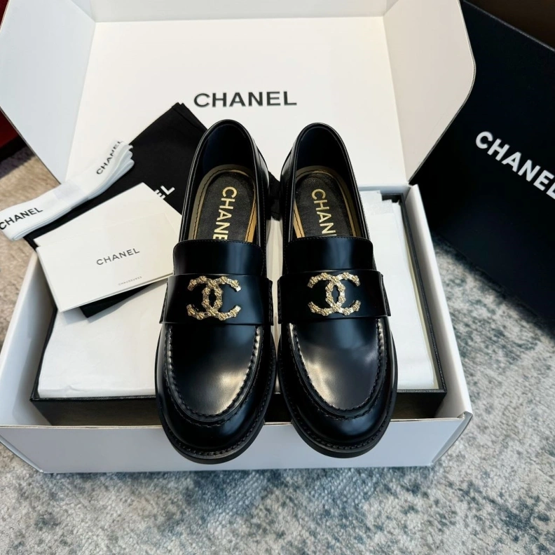 Chxnxl Leather Shoes Bright 120683