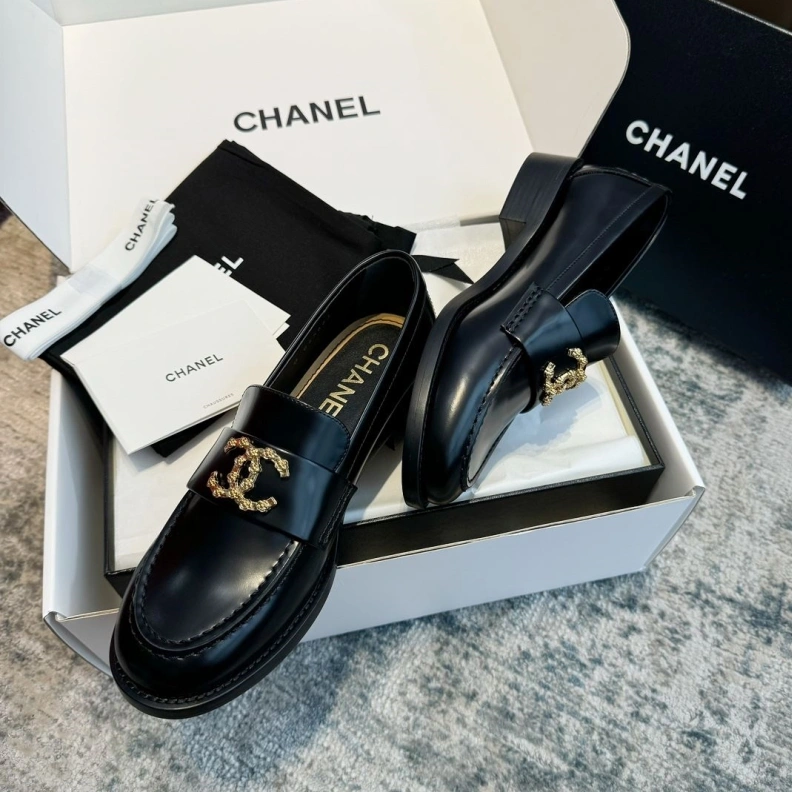 Chxnxl Leather Shoes Bright 120683