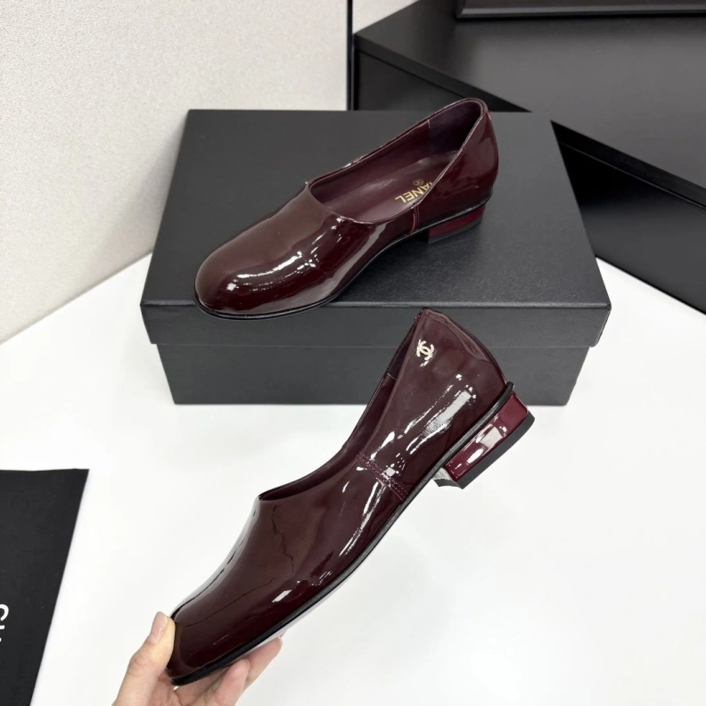 Elegant Chxnxl Leather Shoes 120664