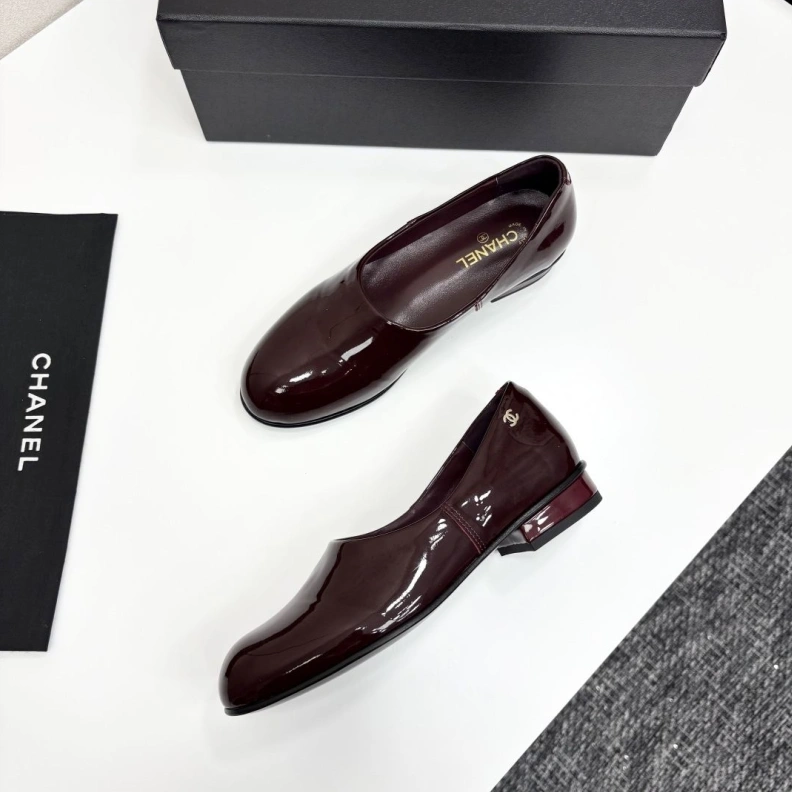 Elegant Chxnxl Leather Shoes 120664