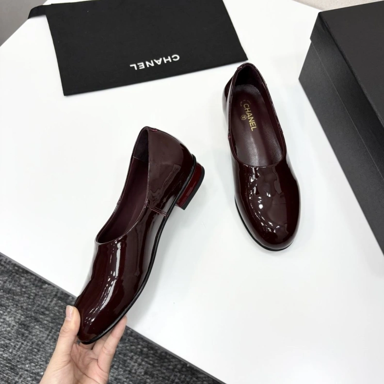Elegant Chxnxl Leather Shoes 120664