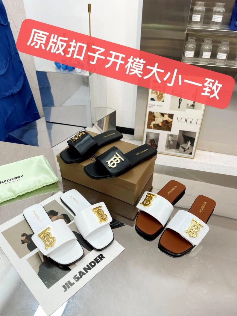 Elegant Bxrbxrry Slippers 114864