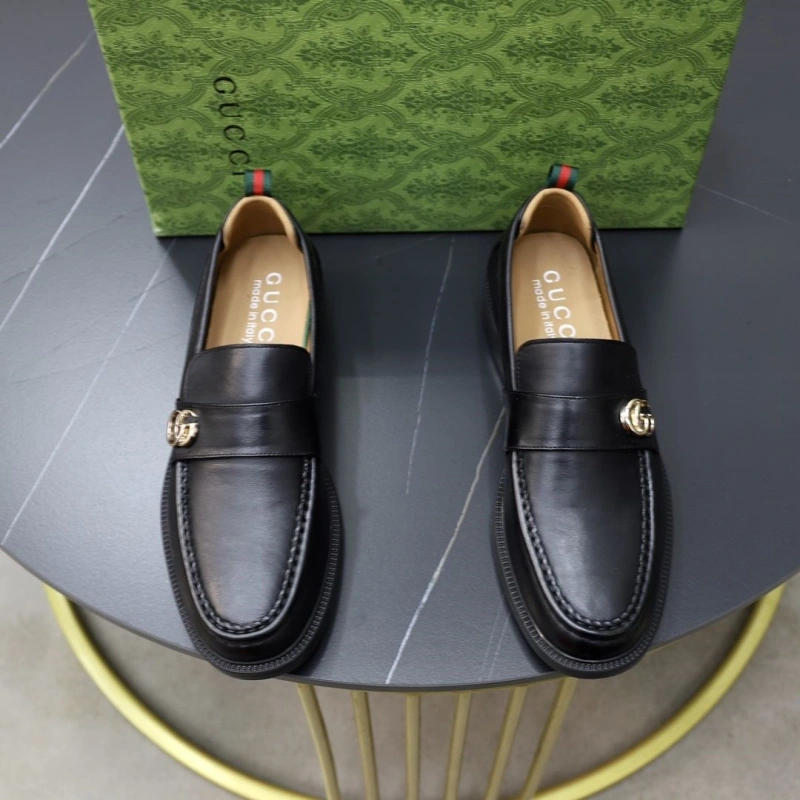 Gxccx Leather Shoes Breathable 162079