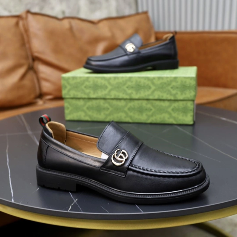 Gxccx Leather Shoes Breathable 162079