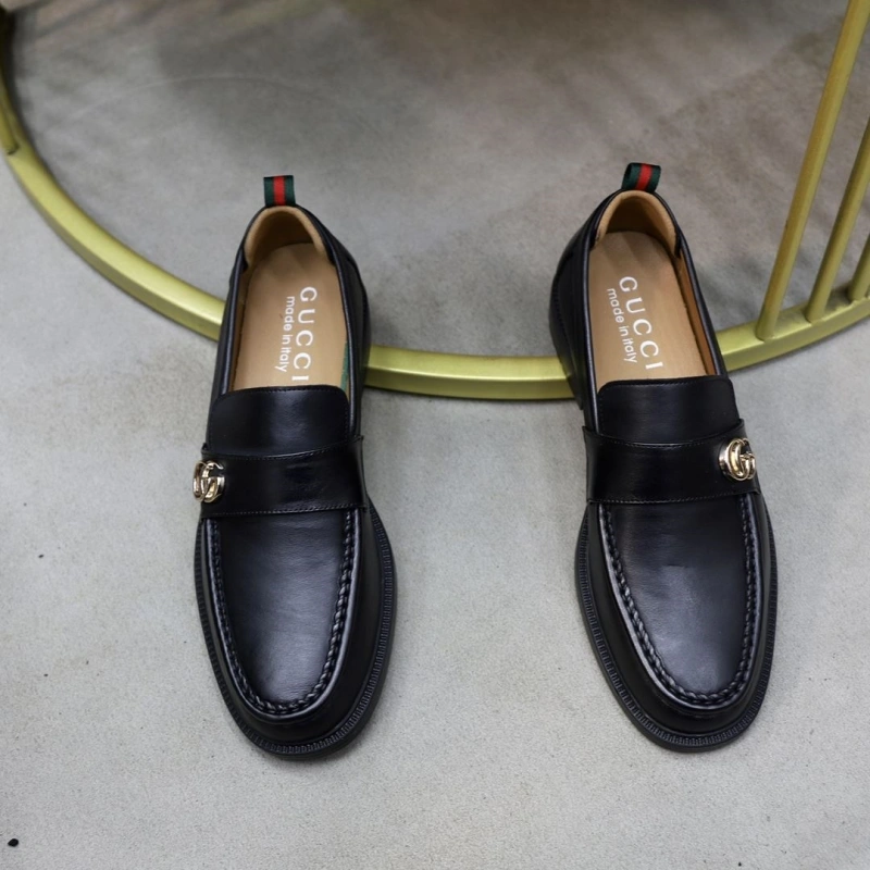 Gxccx Leather Shoes Breathable 162079