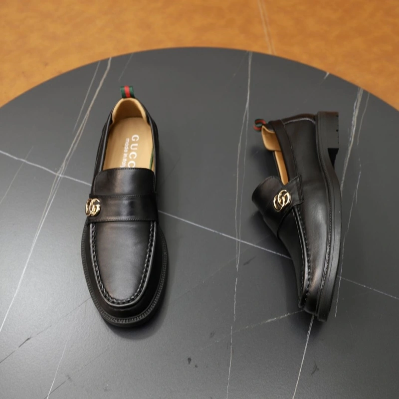 Gxccx Leather Shoes Breathable 162079
