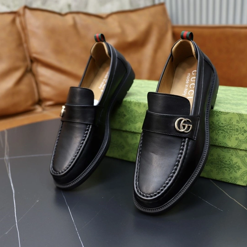 Gxccx Leather Shoes Breathable 162079