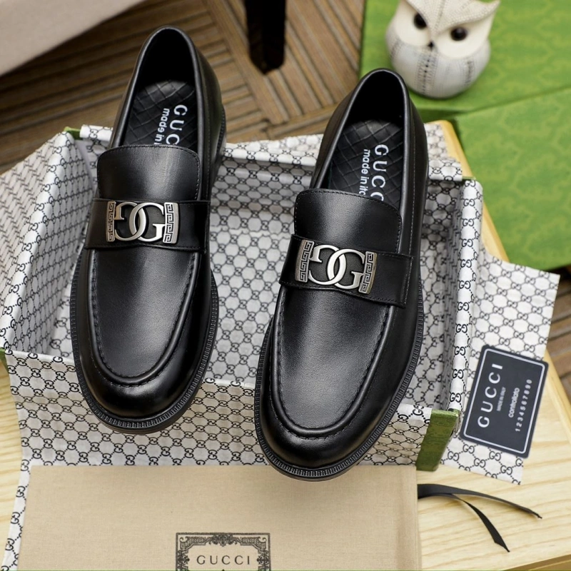 Versatile Gxccx Leather Shoes 162077
