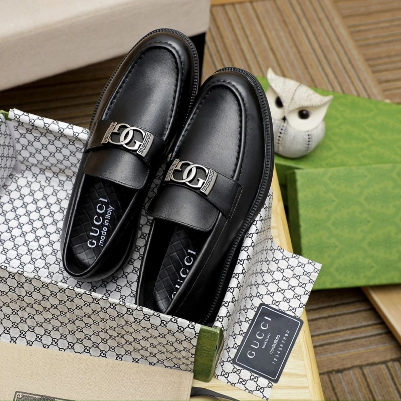 Versatile Gxccx Leather Shoes 162077