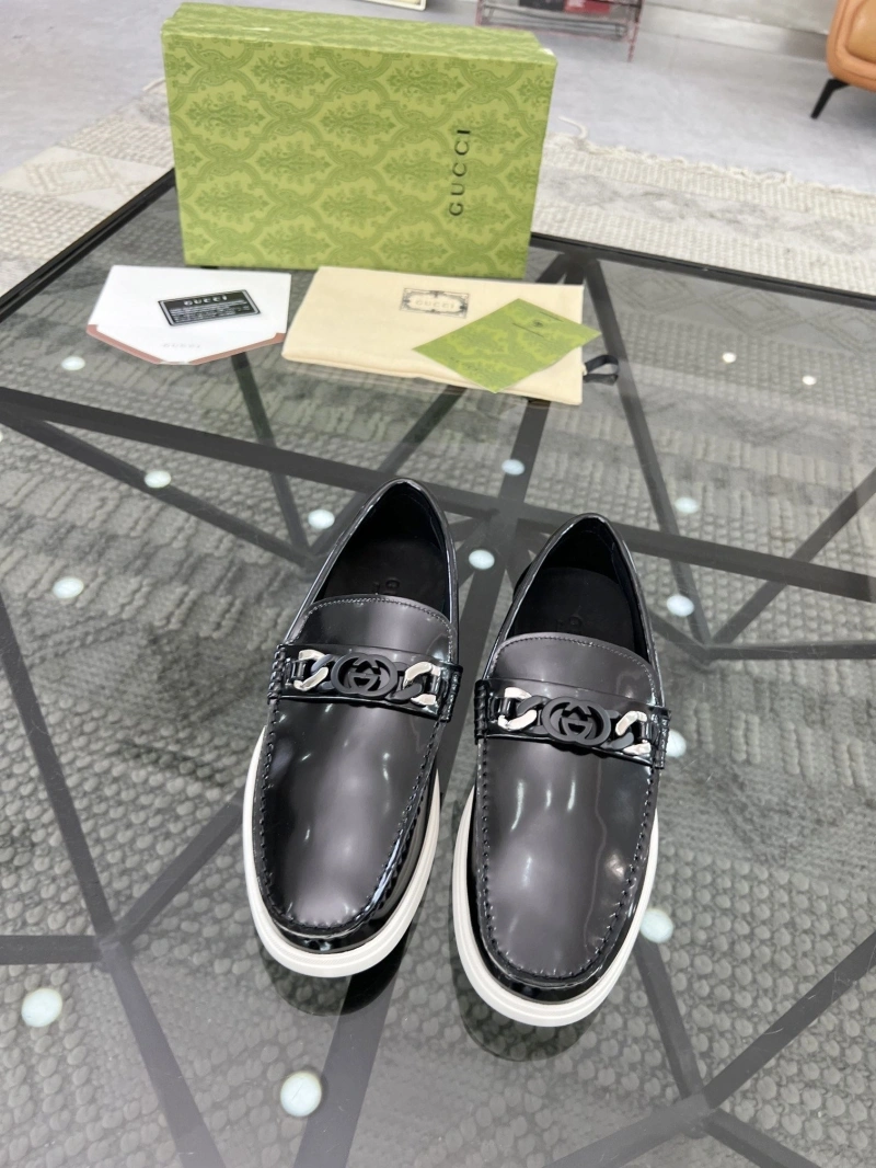 Minimalist Gxccx Leather Shoes 162047