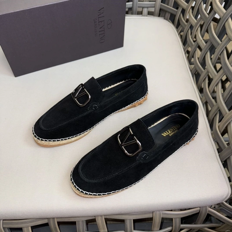 Sophisticated Vxlxntino Leather Shoes 231392