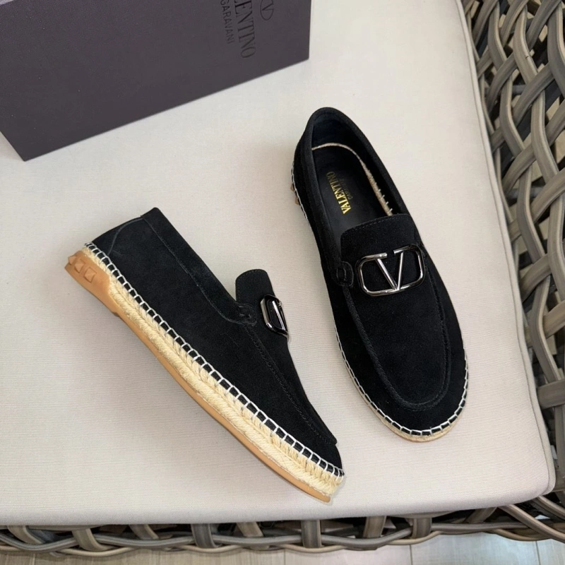 Sophisticated Vxlxntino Leather Shoes 231392