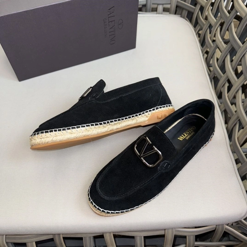 Sophisticated Vxlxntino Leather Shoes 231392