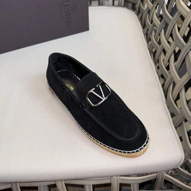 Sophisticated Vxlxntino Leather Shoes 231392