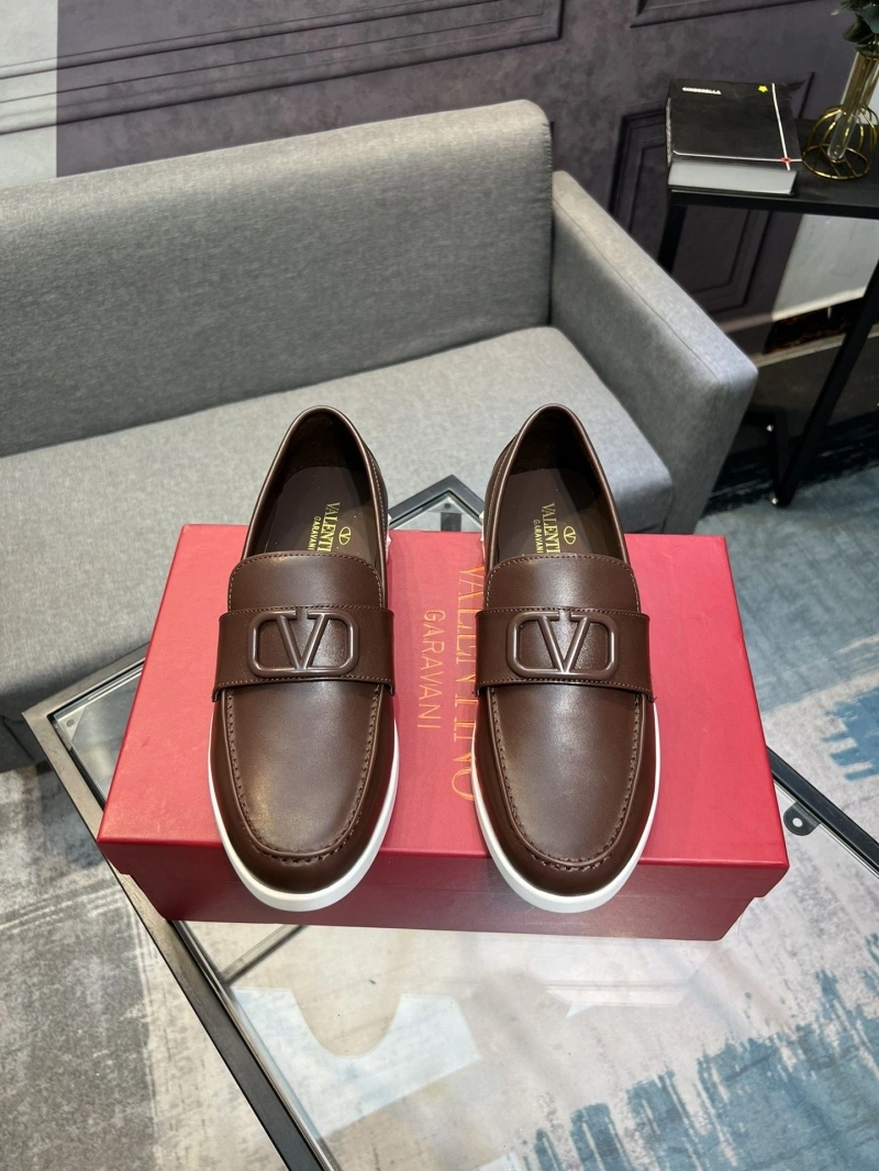 Minimalist Vxlxntino Leather Shoes 231407