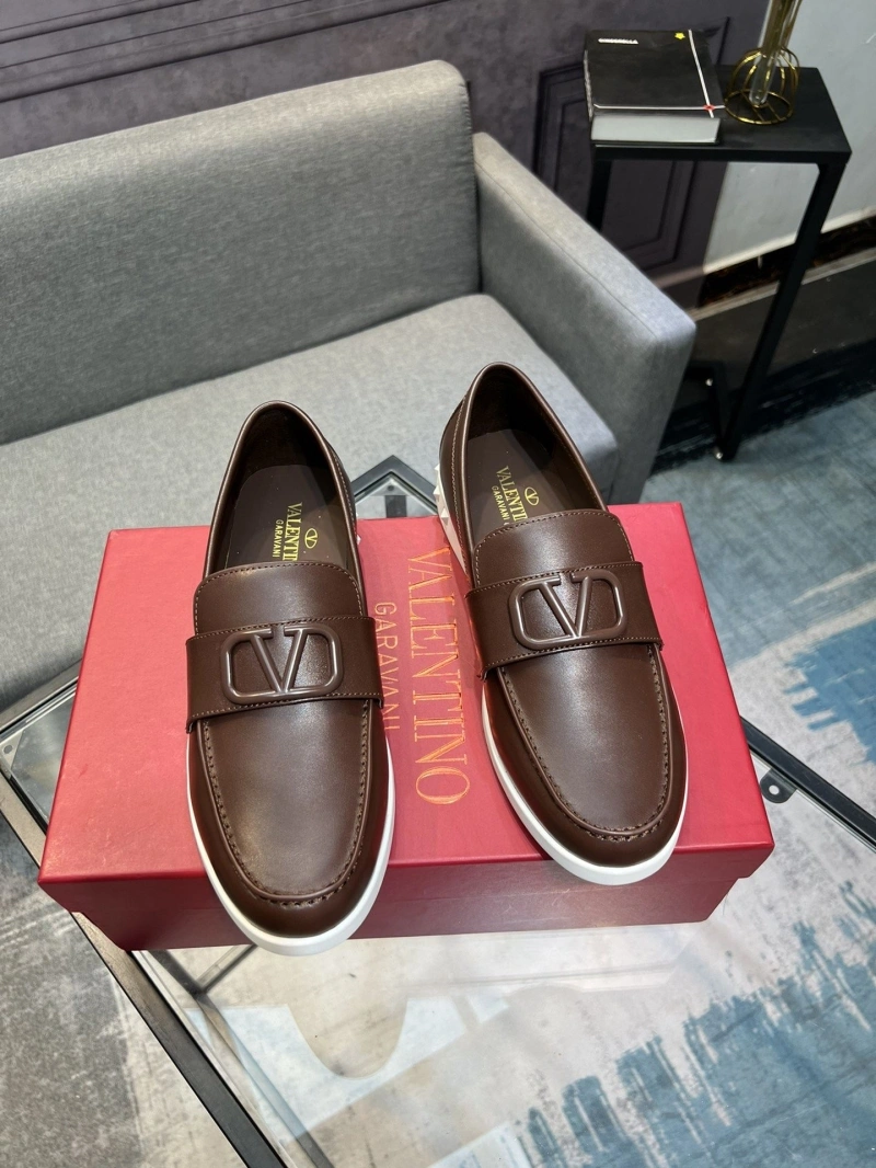 Minimalist Vxlxntino Leather Shoes 231407