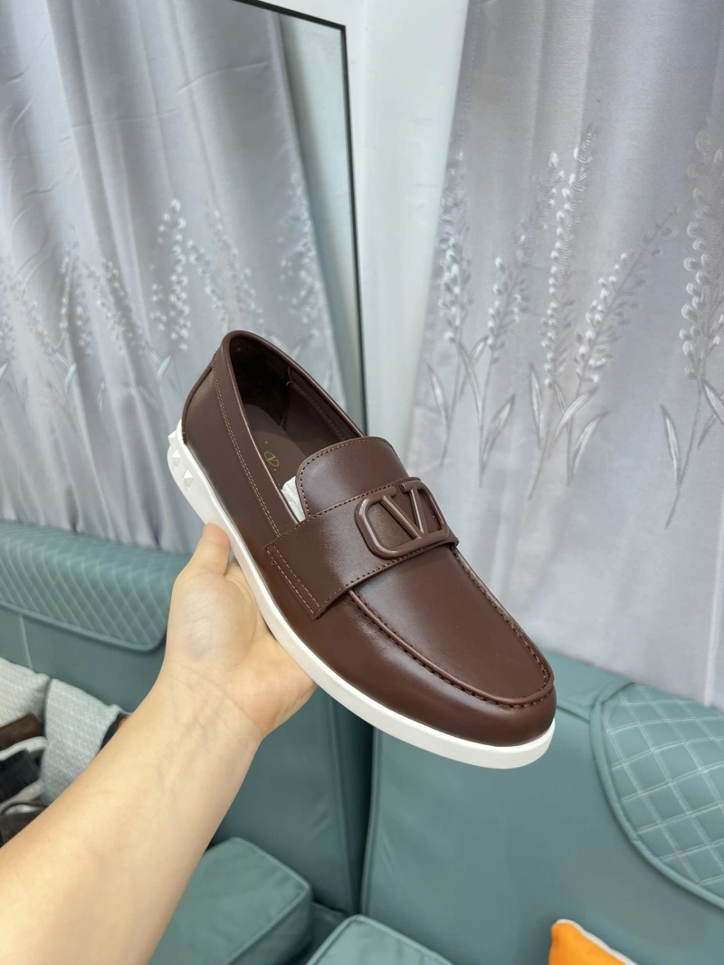 Minimalist Vxlxntino Leather Shoes 231407