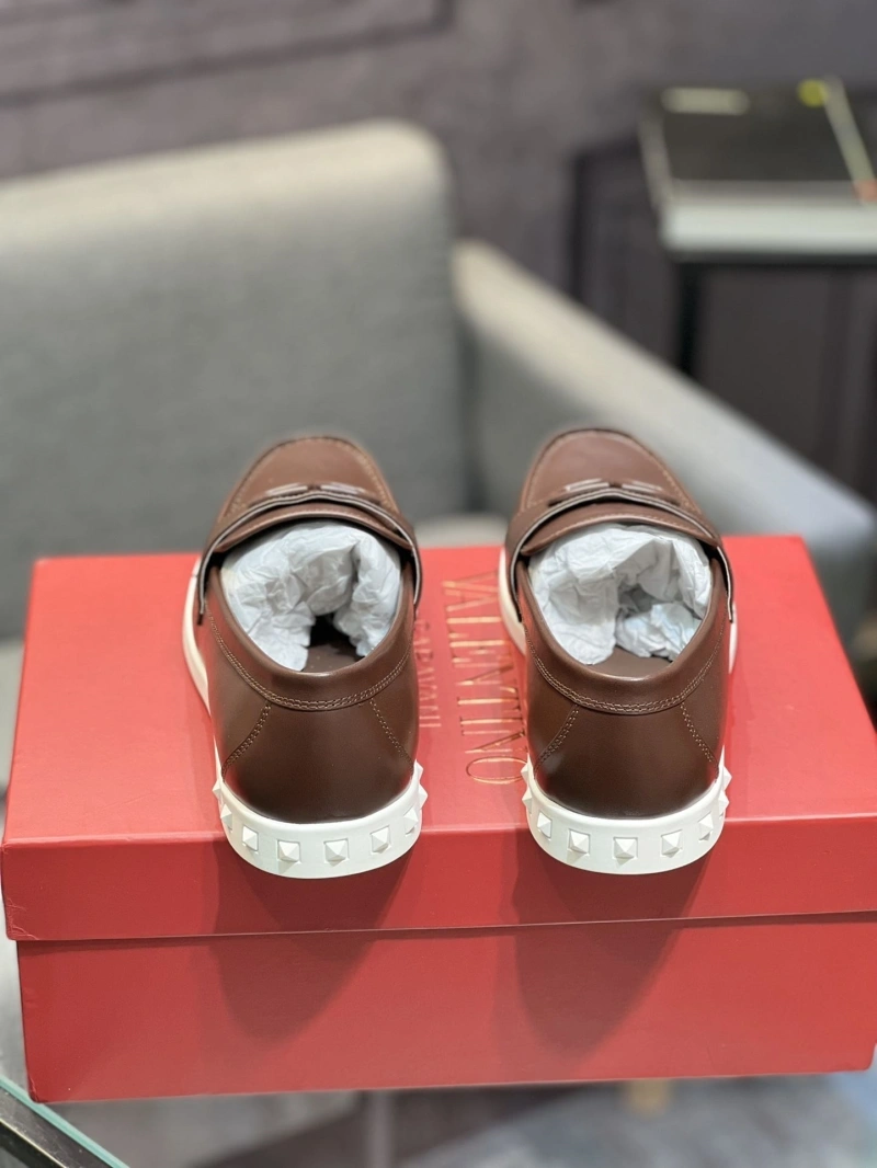 Minimalist Vxlxntino Leather Shoes 231407