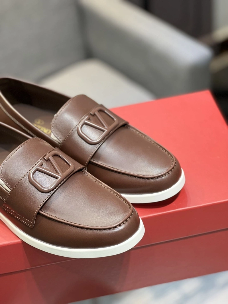 Minimalist Vxlxntino Leather Shoes 231407