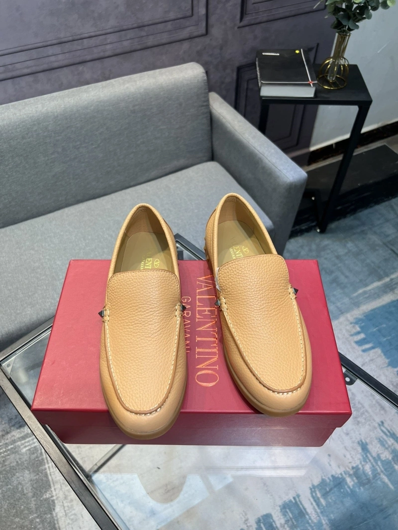 Sleek Vxlxntino Leather Shoes 231387