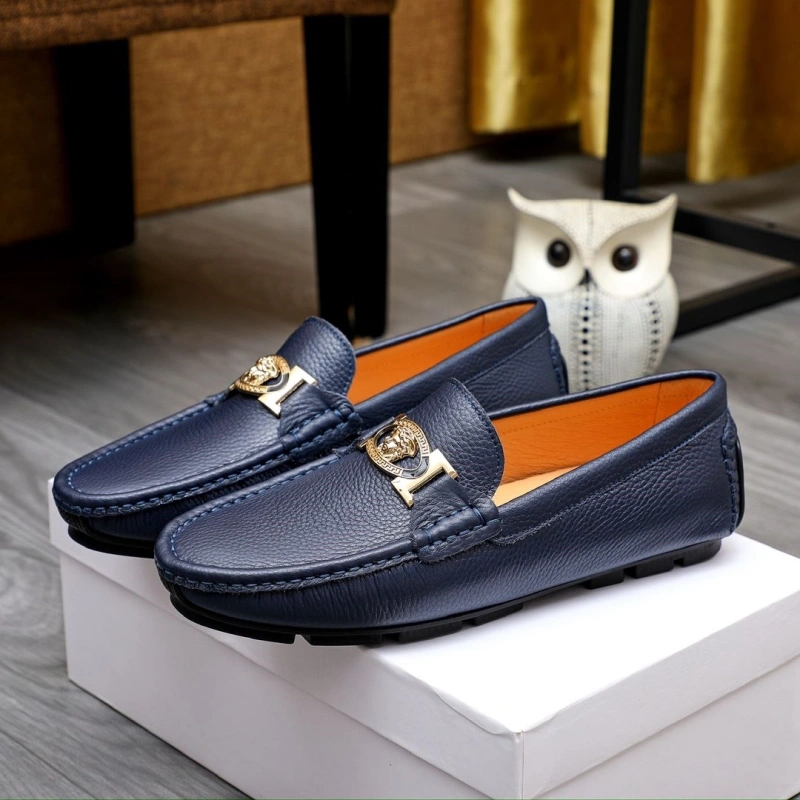 Gxvxnchy Leather Shoes Versatile 153814