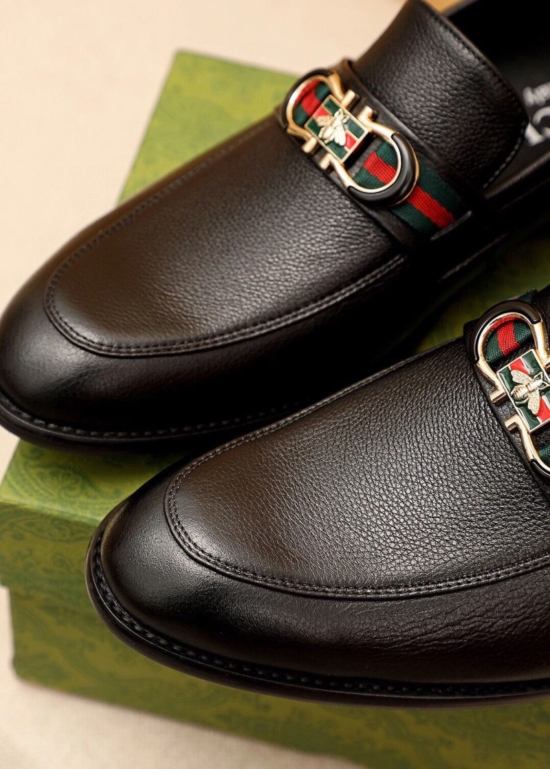 Vibrant Gxccx Leather Shoes 163269