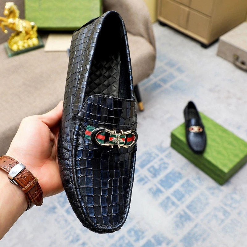 Trendsetting Gxccx Leather Shoes 163247