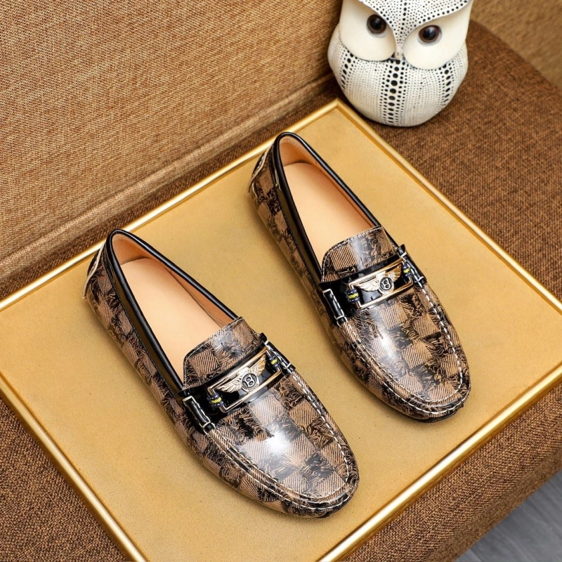 Flexible Bxrbxrry Leather Shoes 115441