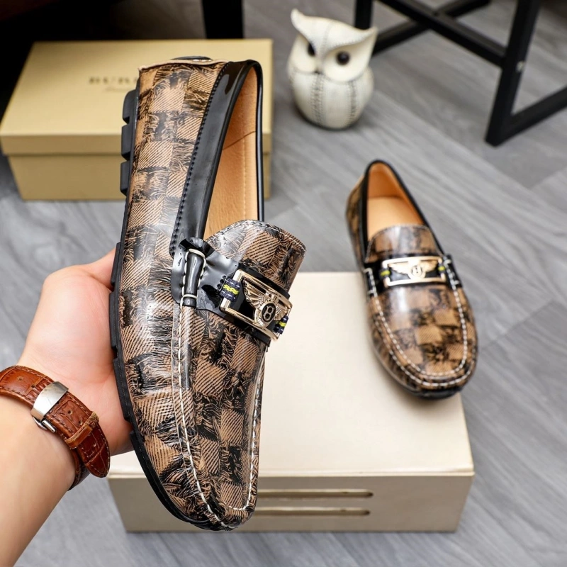 Flexible Bxrbxrry Leather Shoes 115441