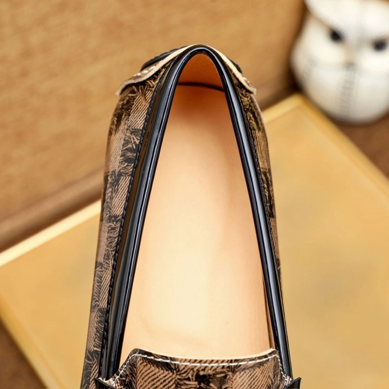 Flexible Bxrbxrry Leather Shoes 115441