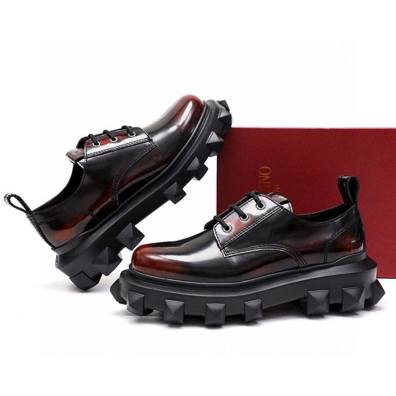 Trendsetting Vxlxntino Leather Shoes 231617