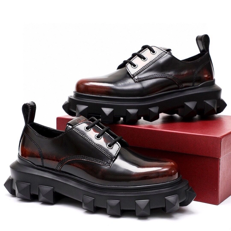 Trendsetting Vxlxntino Leather Shoes 231617