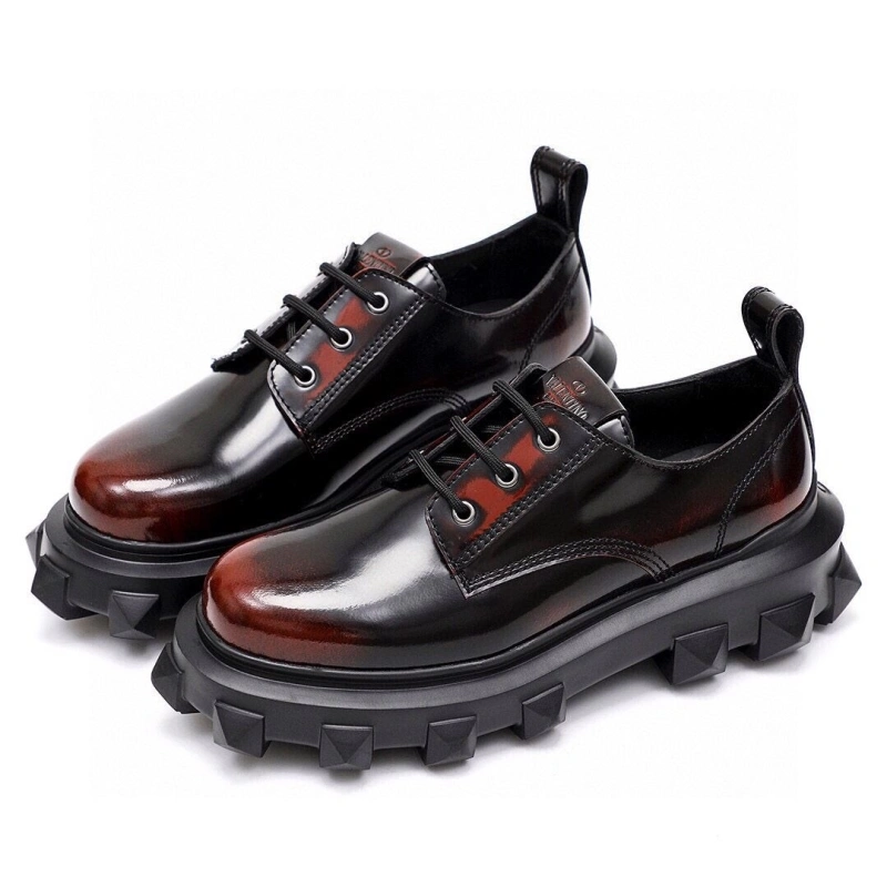 Trendsetting Vxlxntino Leather Shoes 231617